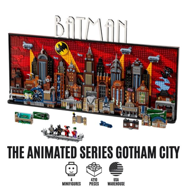 Batman: The Animated Series Gotham City  4210pcs Bricks Complete set US